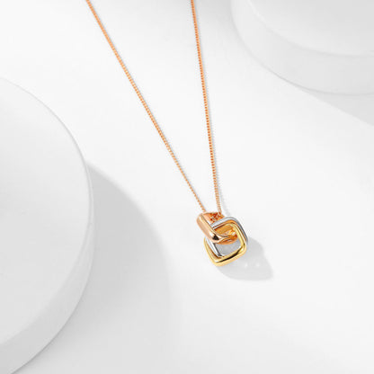 [Resenly Jewelry]TRINITY CUSHION NECKLACE COLLECTION