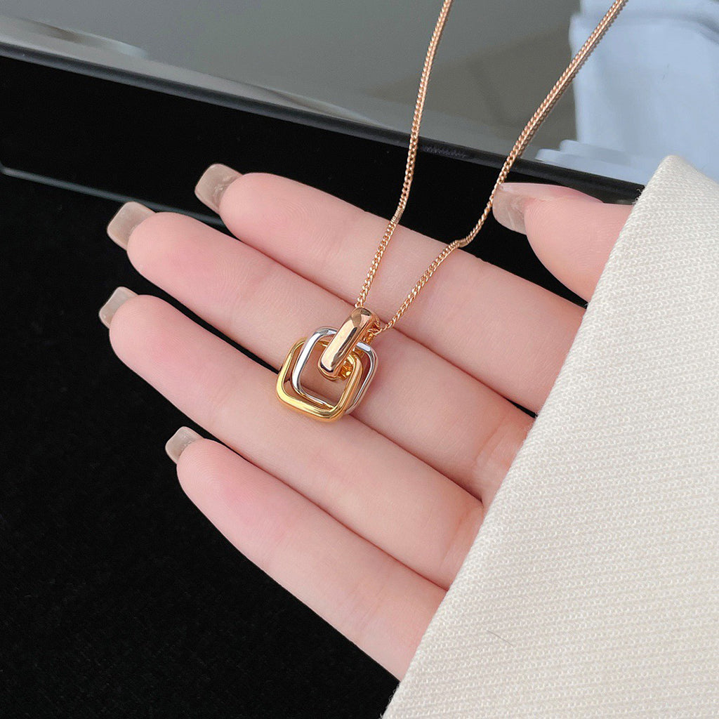 [Resenly Jewelry]TRINITY CUSHION NECKLACE COLLECTION