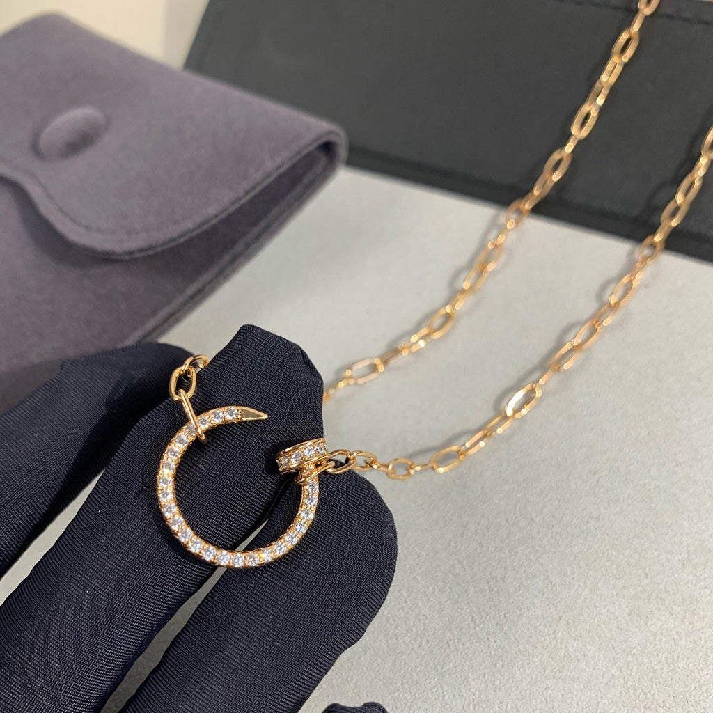 [Resenly Jewelry]JUSTE NECKLACE FULL DIAMONDS