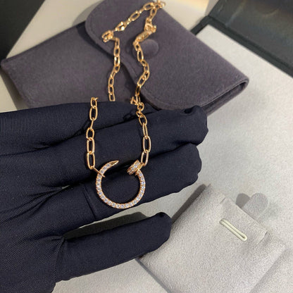 [Resenly Jewelry]JUSTE NECKLACE FULL DIAMONDS