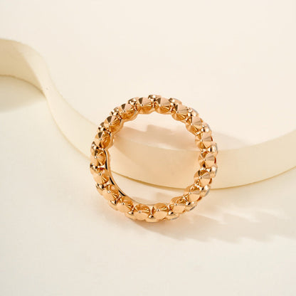 [Resenly Jewelry]CLASH 6.8MM DIAMOND MEDIUM RING