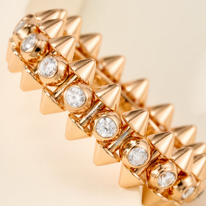 [Resenly Jewelry]CLASH 6.8MM DIAMOND MEDIUM RING