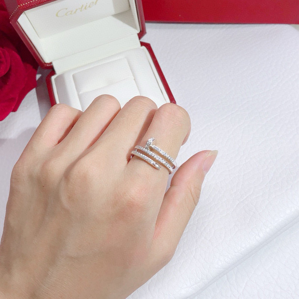 [Resenly Jewelry]JUSTE RING 4.8MM FULL DIAMOND