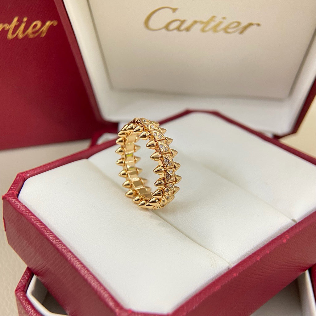 [Resenly Jewelry]CLASH 6.4MM SMALL FULL DIAMOND RING