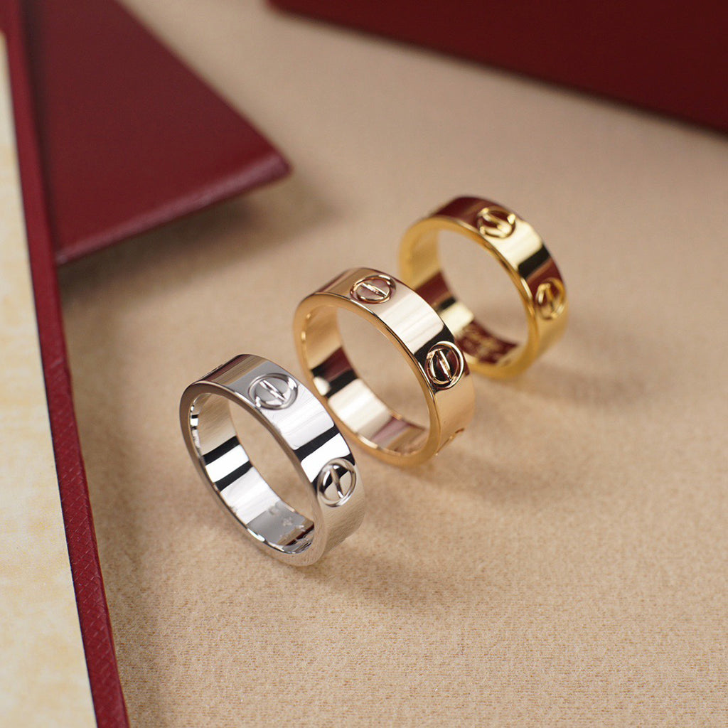 [Resenly Jewelry]LOVE RING 5.5MM NO DIAMOND