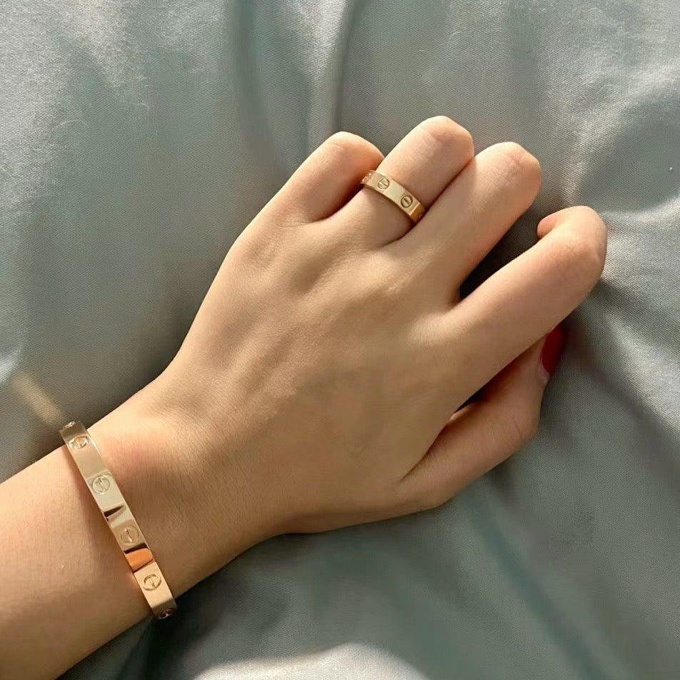 [Resenly Jewelry]LOVE RING 3.6 MM NO DIAMOND