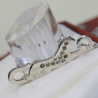 [Resenly Jewelry]PANTHERE PAVED DIAMOND NECKLACE