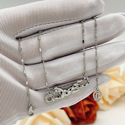 [Resenly Jewelry]PANTHERE FULL DIAMOND NECKLACE
