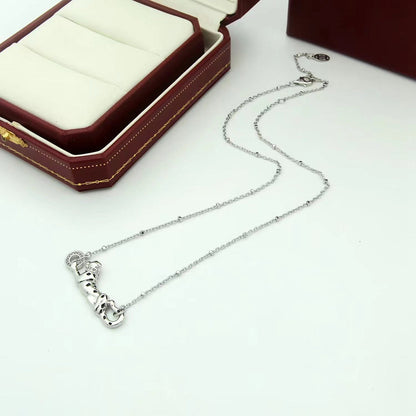 [Resenly Jewelry]PANTHERE FULL DIAMOND NECKLACE