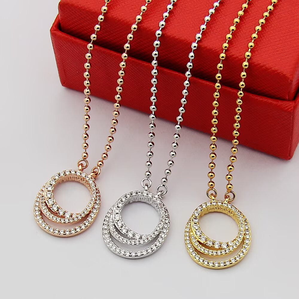 [Resenly Jewelry]ETINCELLE  FULL DIAMOND NECKLACE