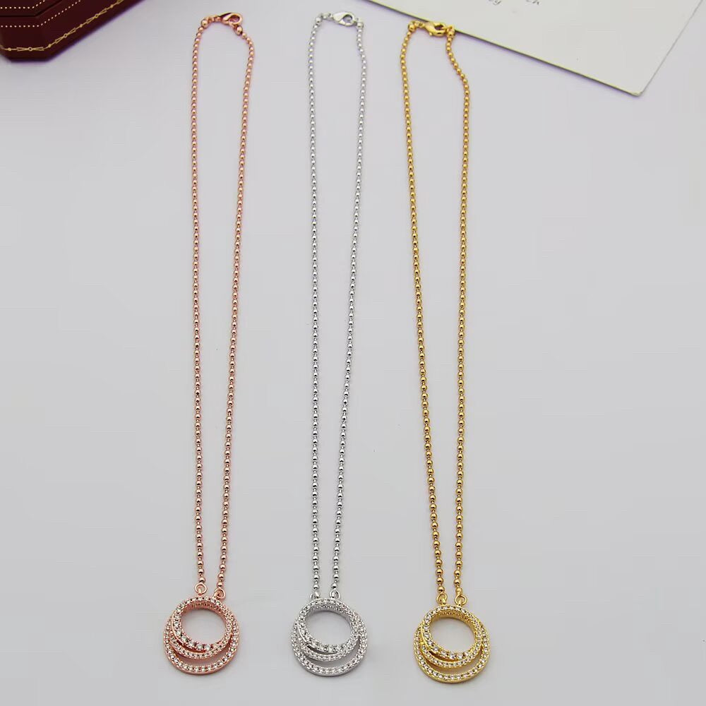 [Resenly Jewelry]ETINCELLE  FULL DIAMOND NECKLACE