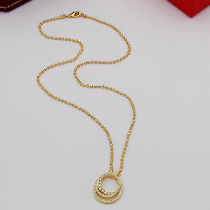 [Resenly Jewelry]ETINCELLE  FULL DIAMOND NECKLACE