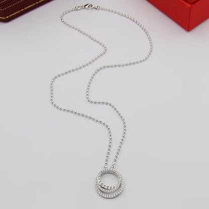 [Resenly Jewelry]ETINCELLE  FULL DIAMOND NECKLACE