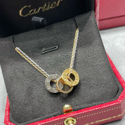 [Resenly Jewelry]LOVE 6 DIAMOND PENDANT NECKLACE