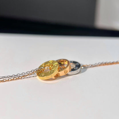[Resenly Jewelry]LOVE 6 DIAMOND PENDANT NECKLACE