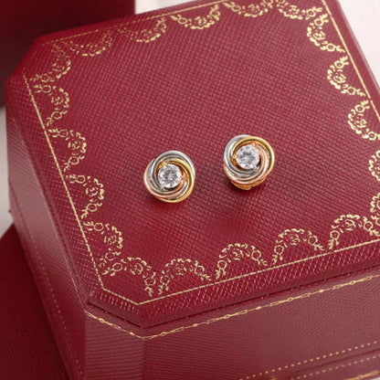 [Resenly Jewelry]TRINITY STUD DIAMOND EARRINGS