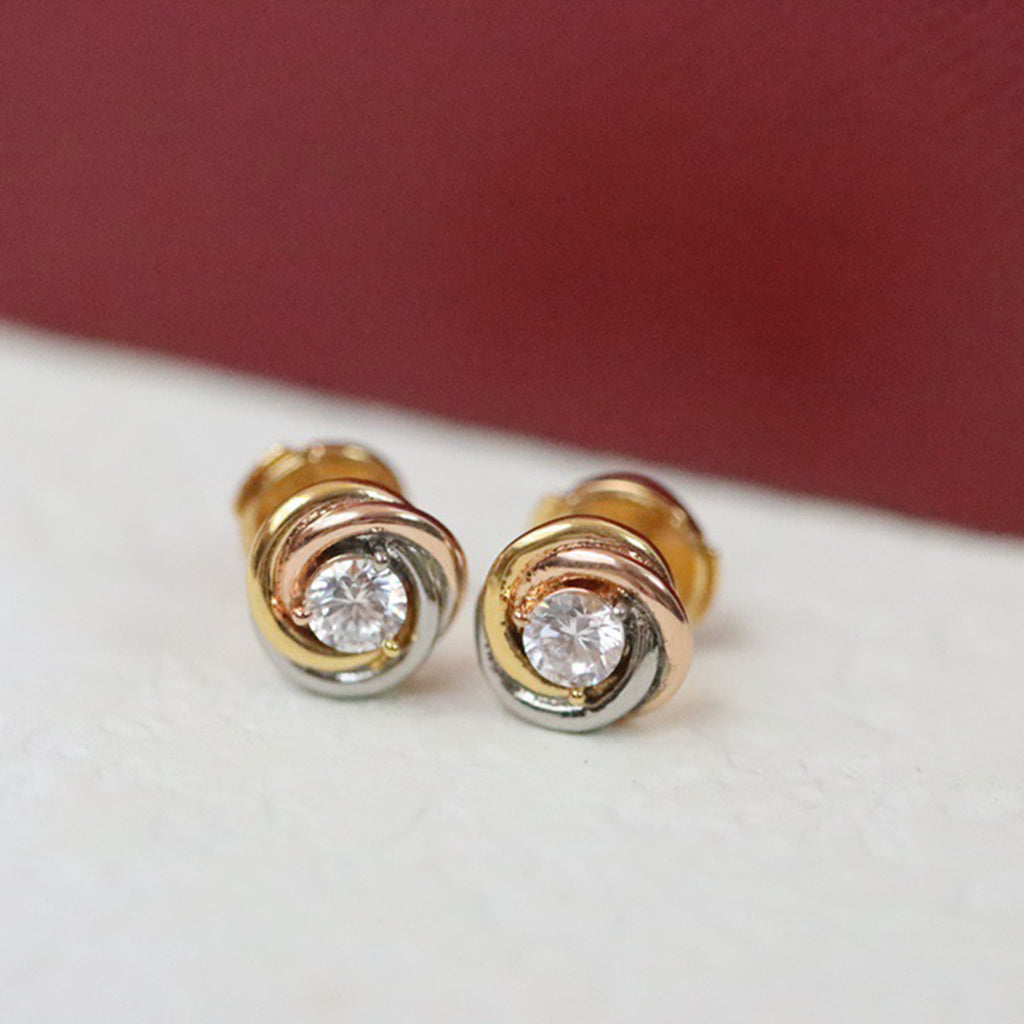 [Resenly Jewelry]TRINITY STUD DIAMOND EARRINGS