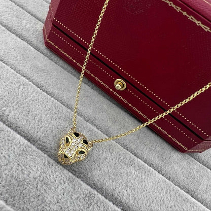 [Resenly Jewelry]PANTHERE FULL DIAMOND NECKLACE