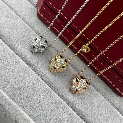 [Resenly Jewelry]PANTHERE FULL DIAMOND NECKLACE