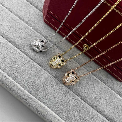[Resenly Jewelry]PANTHERE FULL DIAMOND NECKLACE