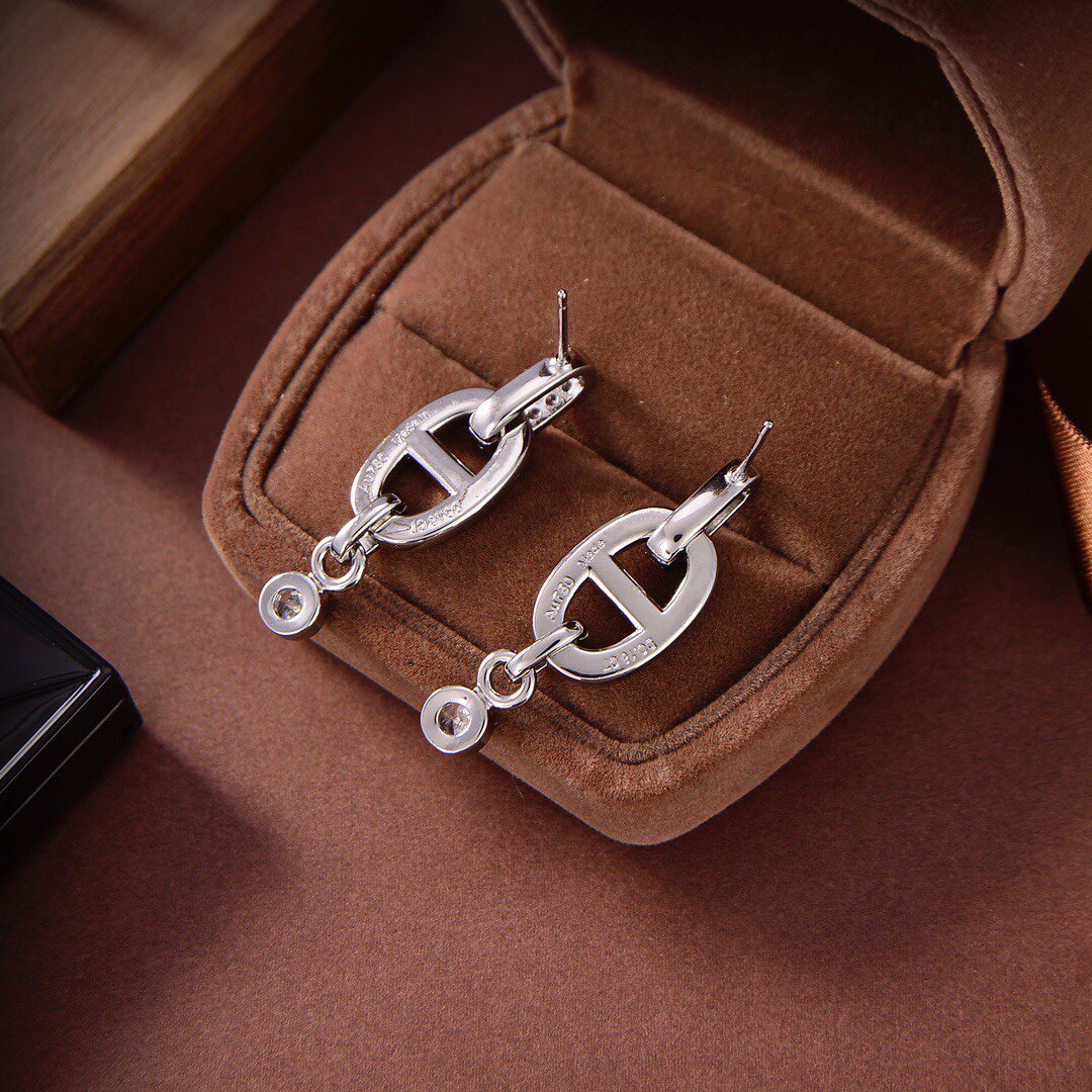 [Resenly Jewelry]HM CHAINE DIAMOND EARRINGS
