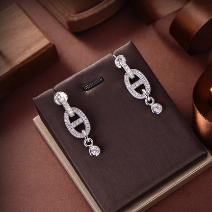 [Resenly Jewelry]HM CHAINE DIAMOND EARRINGS