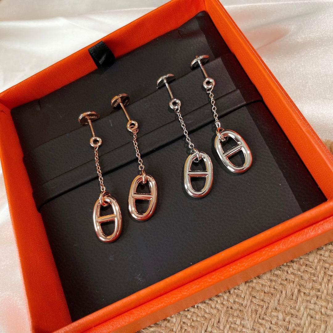 [Resenly Jewelry]CHAINE TASSEL EARRINGS