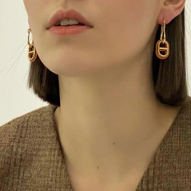 [Resenly Jewelry]HM O'MAILLON GOLD EARRINGS