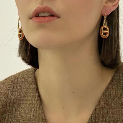 [Resenly Jewelry]HM O'MAILLON GOLD EARRINGS