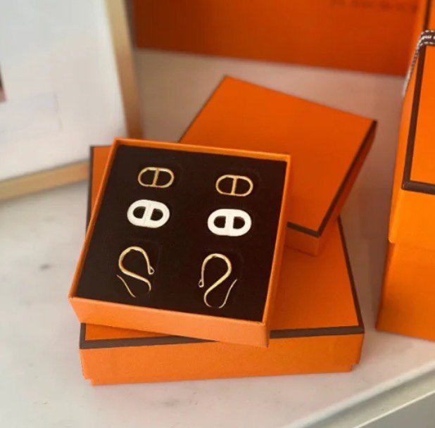 [Resenly Jewelry]HM O'MAILLON GOLD EARRINGS