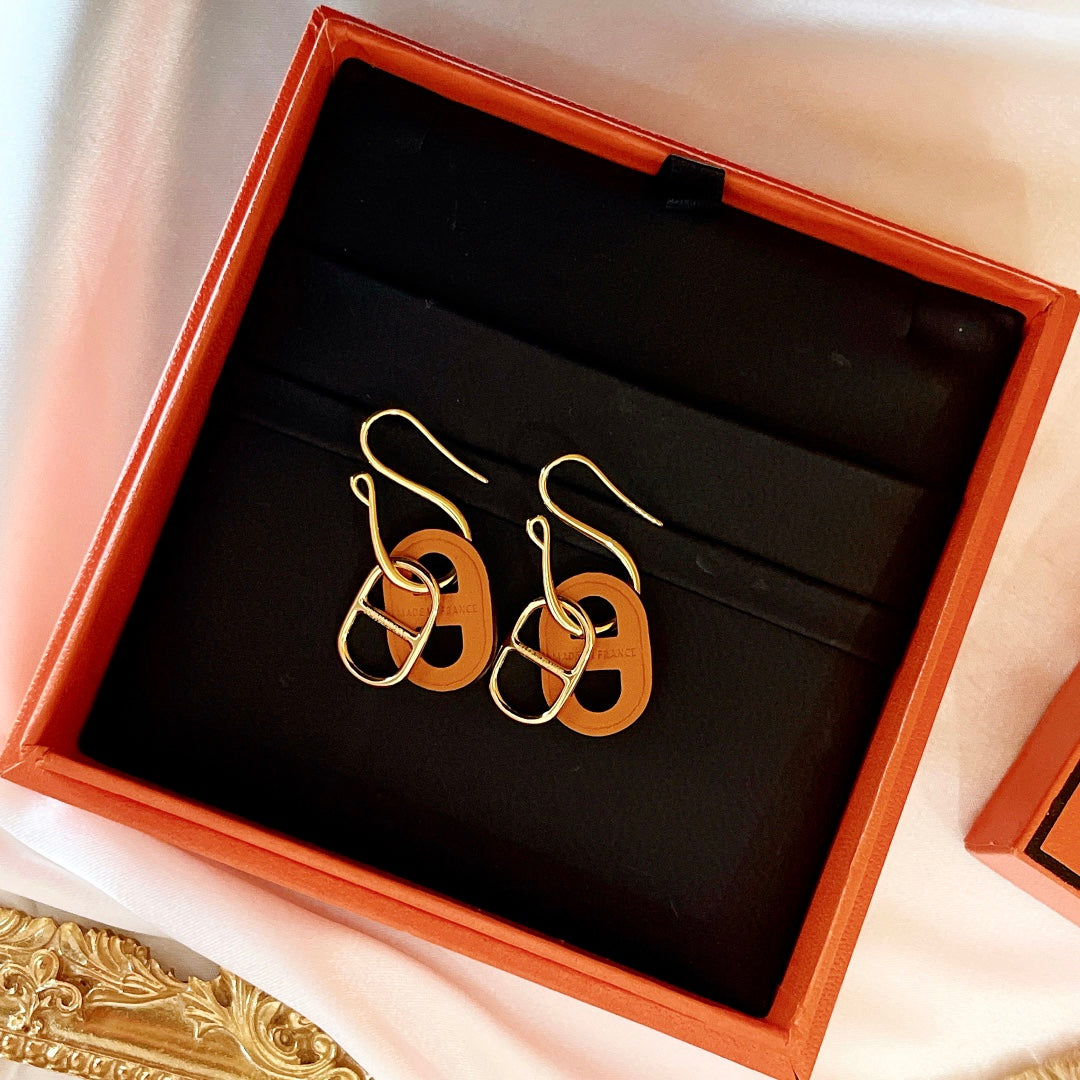 [Resenly Jewelry]HM O'MAILLON GOLD EARRINGS