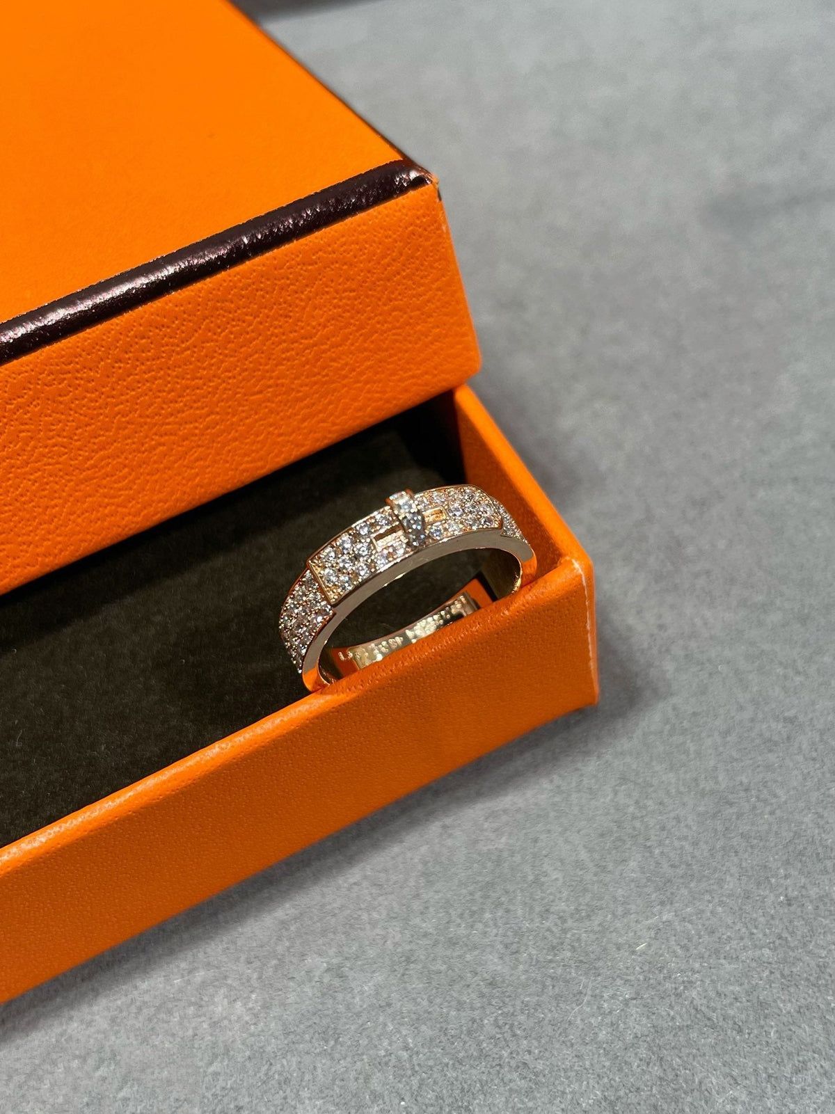 [Resenly Jewelry]KELLY PINK GOLD DIAMOND RING