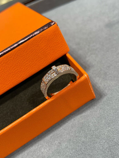 [Resenly Jewelry]KELLY PINK GOLD DIAMOND RING