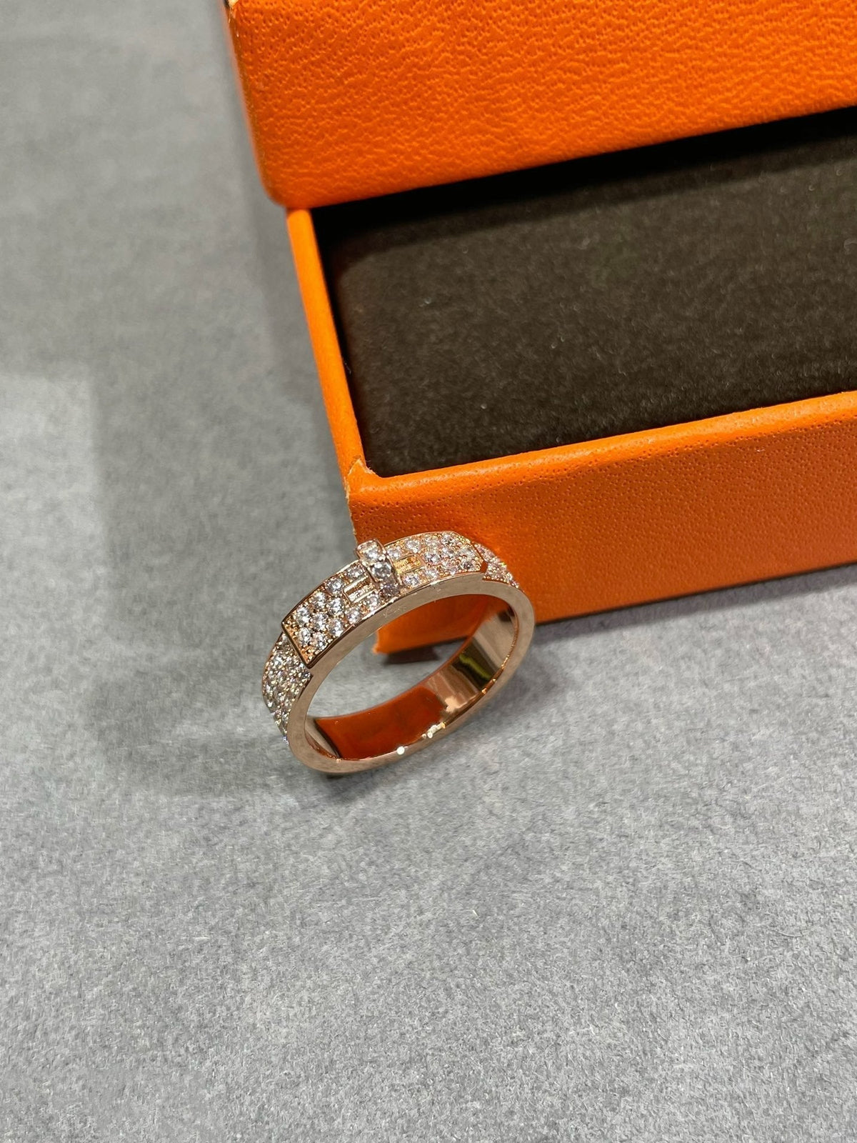 [Resenly Jewelry]KELLY PINK GOLD DIAMOND RING