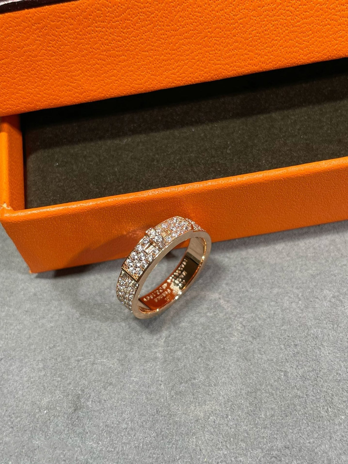 [Resenly Jewelry]KELLY PINK GOLD DIAMOND RING