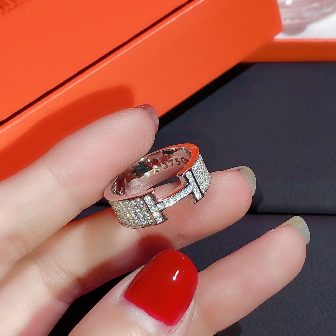 [Resenly Jewelry]H RING FULL DIAMOND