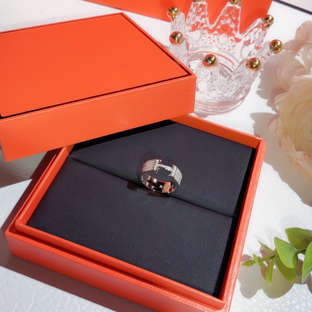 [Resenly Jewelry]H RING FULL DIAMOND