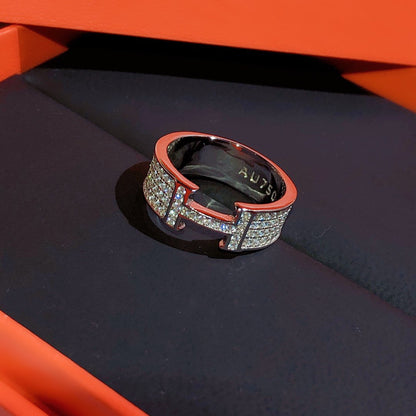 [Resenly Jewelry]H RING FULL DIAMOND