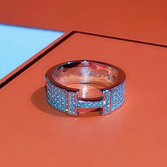 [Resenly Jewelry]H RING FULL DIAMOND