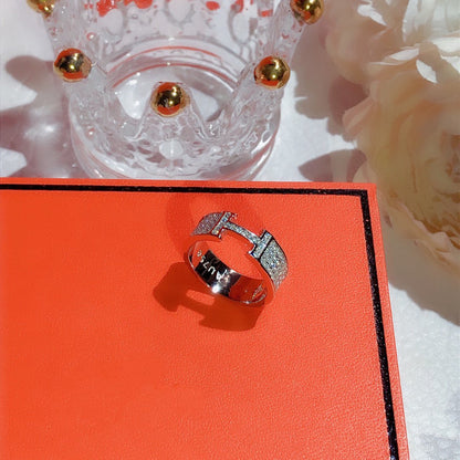 [Resenly Jewelry]H RING FULL DIAMOND