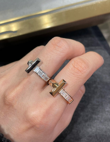 [Resenly Jewelry]T1 WIDE 4.5MM DIAMOND RING