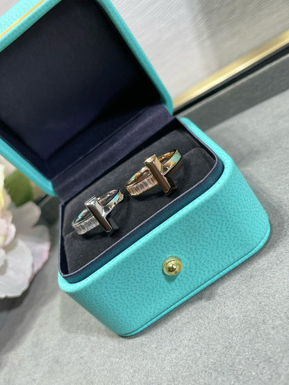 [Resenly Jewelry]T1 WIDE 4.5MM DIAMOND RING
