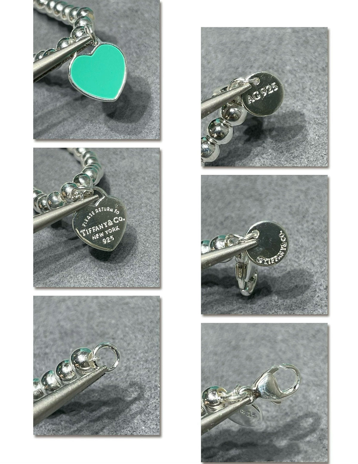[Resenly Jewelry]RETURN TO TIF SILVER BEAD NECKLACE