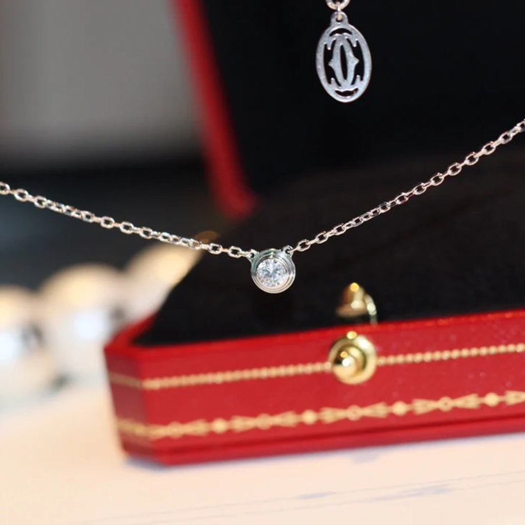 [Resenly Jewelry]DAMOUR DIAMOND NECKLACE