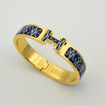 [Resenly Jewelry]H BRACELET BLACK MULTICOLOR