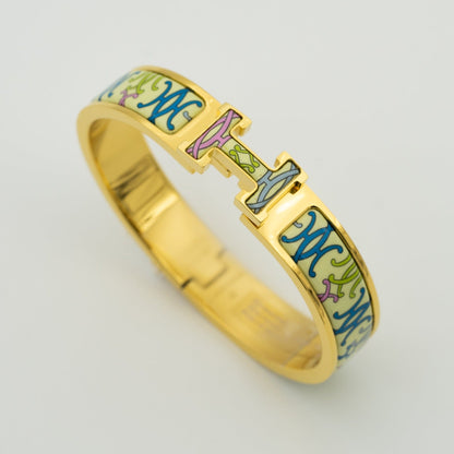 [Resenly Jewelry]H BRACELET BEIGE MULTICOLOR