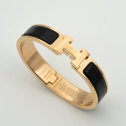 [Resenly Jewelry]H BLACK BRACELET