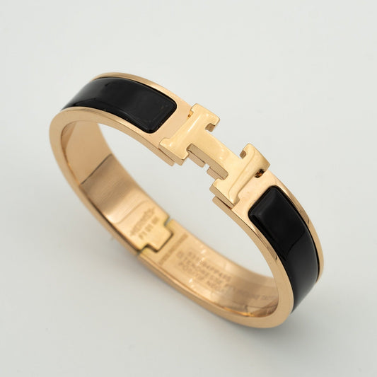 [Resenly Jewelry]H BLACK BRACELET