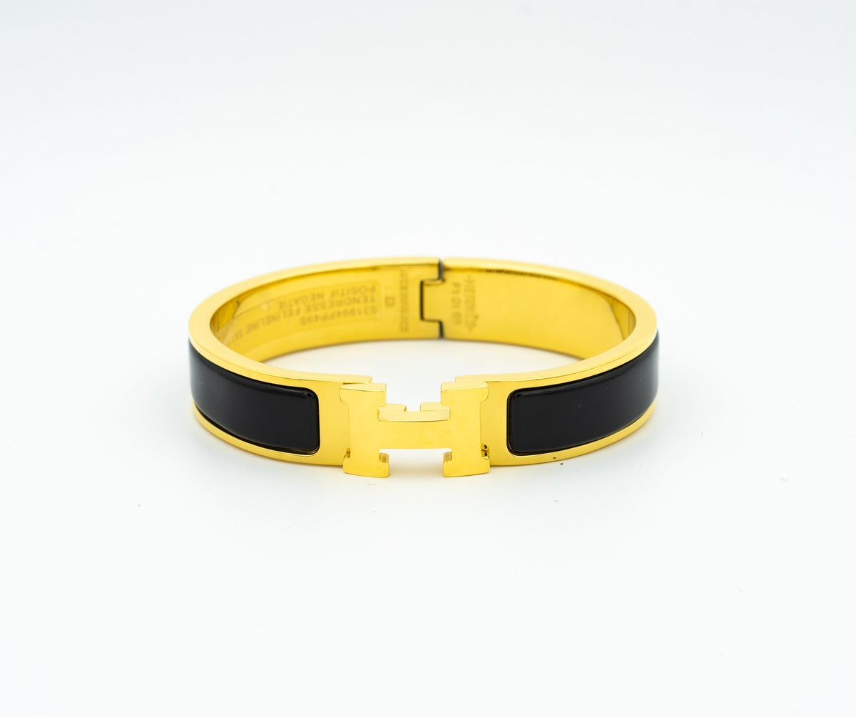 [Resenly Jewelry]H BLACK BRACELET