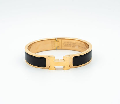 [Resenly Jewelry]H BLACK BRACELET